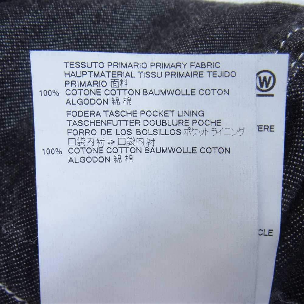 MAISON MARGIELA メゾンマルジェラ MM6 エムエムシックス 18SS 32LA0145 スーパーワイド パラッツォ デニムパンツ インディゴブルー系 ブラック系 38【中古】