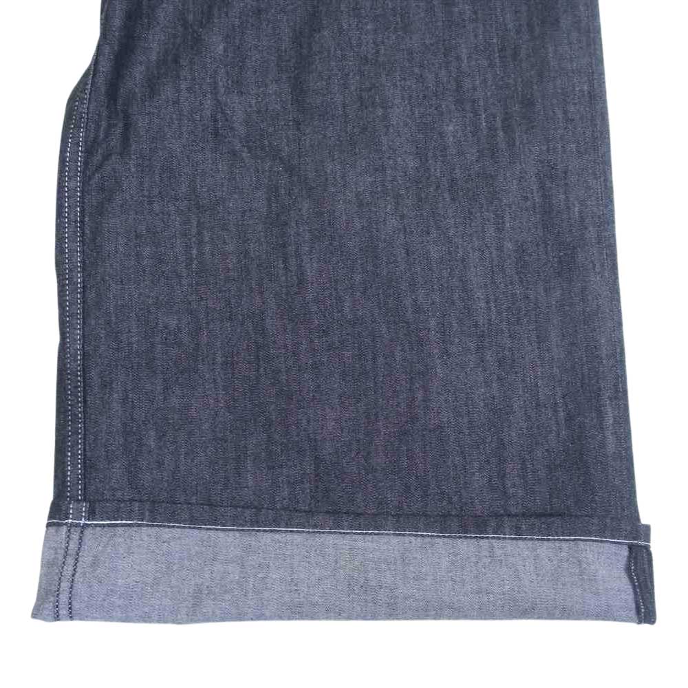 MAISON MARGIELA メゾンマルジェラ MM6 エムエムシックス 18SS 32LA0145 スーパーワイド パラッツォ デニムパンツ インディゴブルー系 ブラック系 38【中古】
