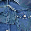 MAISON MARGIELA メゾンマルジェラ MM6 エムエムシックス 19SS S52AM0102 ハイライトマーカー加工 オーバーサイズ デニムジャケット インディゴブルー系 38【中古】