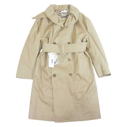 MAISON MARGIELA メゾンマルジェラ MM6 エムエムシックス 20AW S32AH0065 コットンギャバジン ベルテッド トレンチコート ベージュ系 38【新古品】【未使用】【中古】