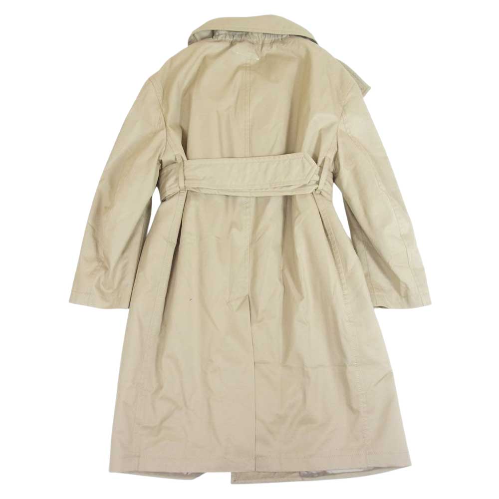 MAISON MARGIELA メゾンマルジェラ MM6 エムエムシックス 20AW S32AH0065 コットンギャバジン ベルテッド トレンチコート ベージュ系 38【新古品】【未使用】【中古】