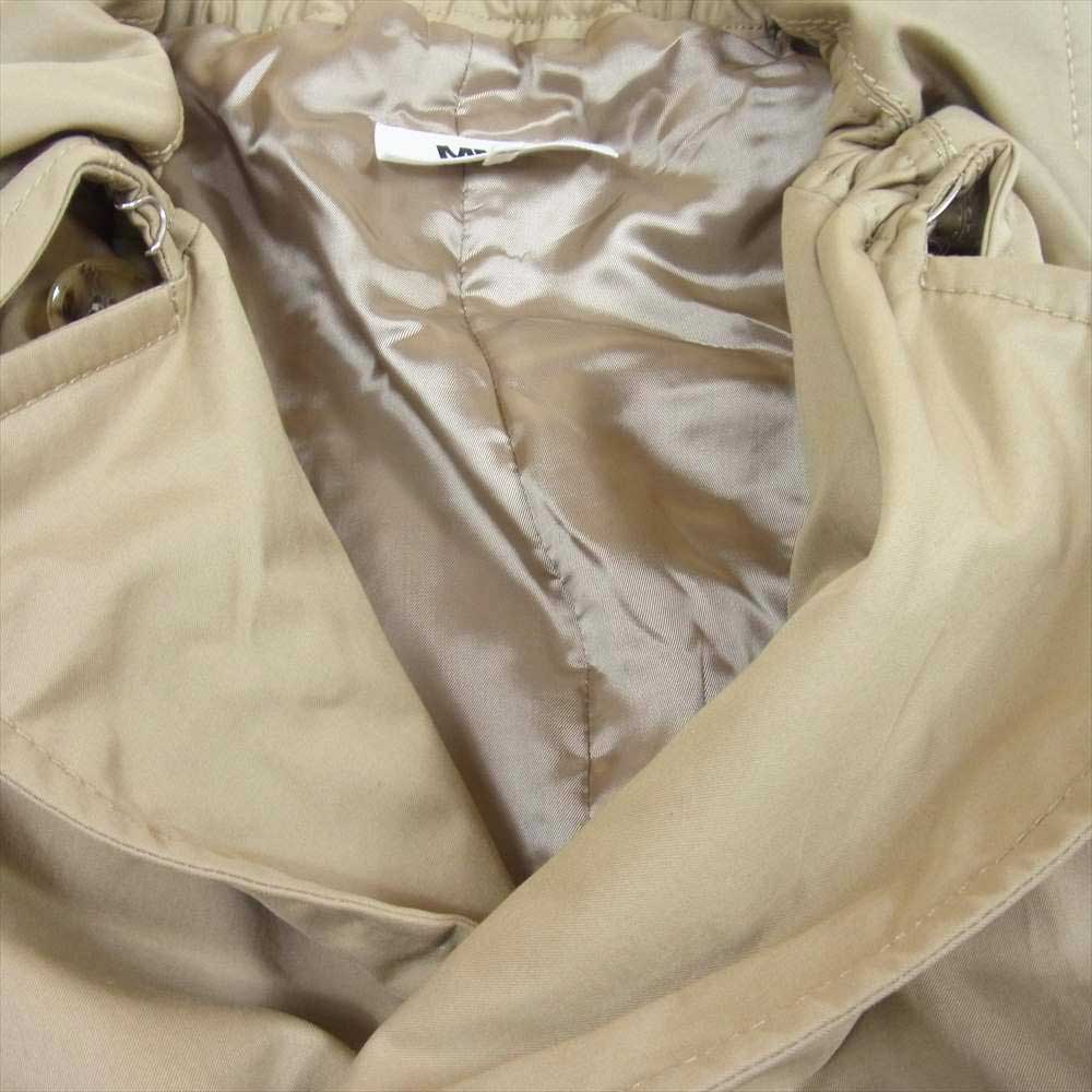 MAISON MARGIELA メゾンマルジェラ MM6 エムエムシックス 20AW S32AH0065 コットンギャバジン ベルテッド トレンチコート ベージュ系 38【新古品】【未使用】【中古】