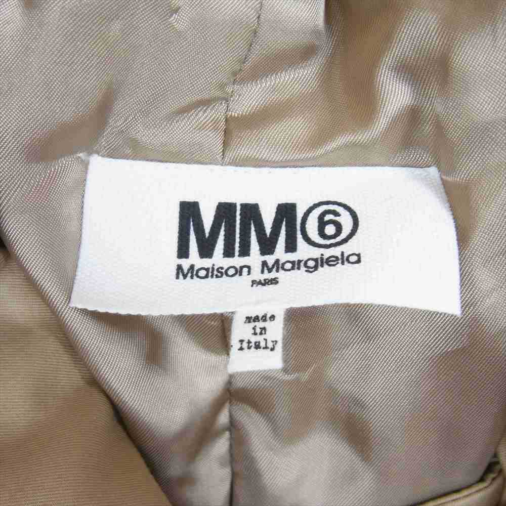 MAISON MARGIELA メゾンマルジェラ MM6 エムエムシックス 20AW S32AH0065 コットンギャバジン ベルテッド トレンチコート ベージュ系 38【新古品】【未使用】【中古】