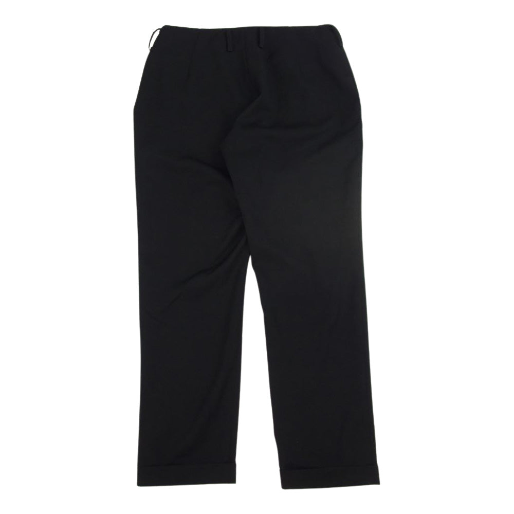 Yohji Yamamoto ヨウジヤマモト FD-P12-100 ウールギャバジン イージー スラックス パンツ ブラック系 2【中古】