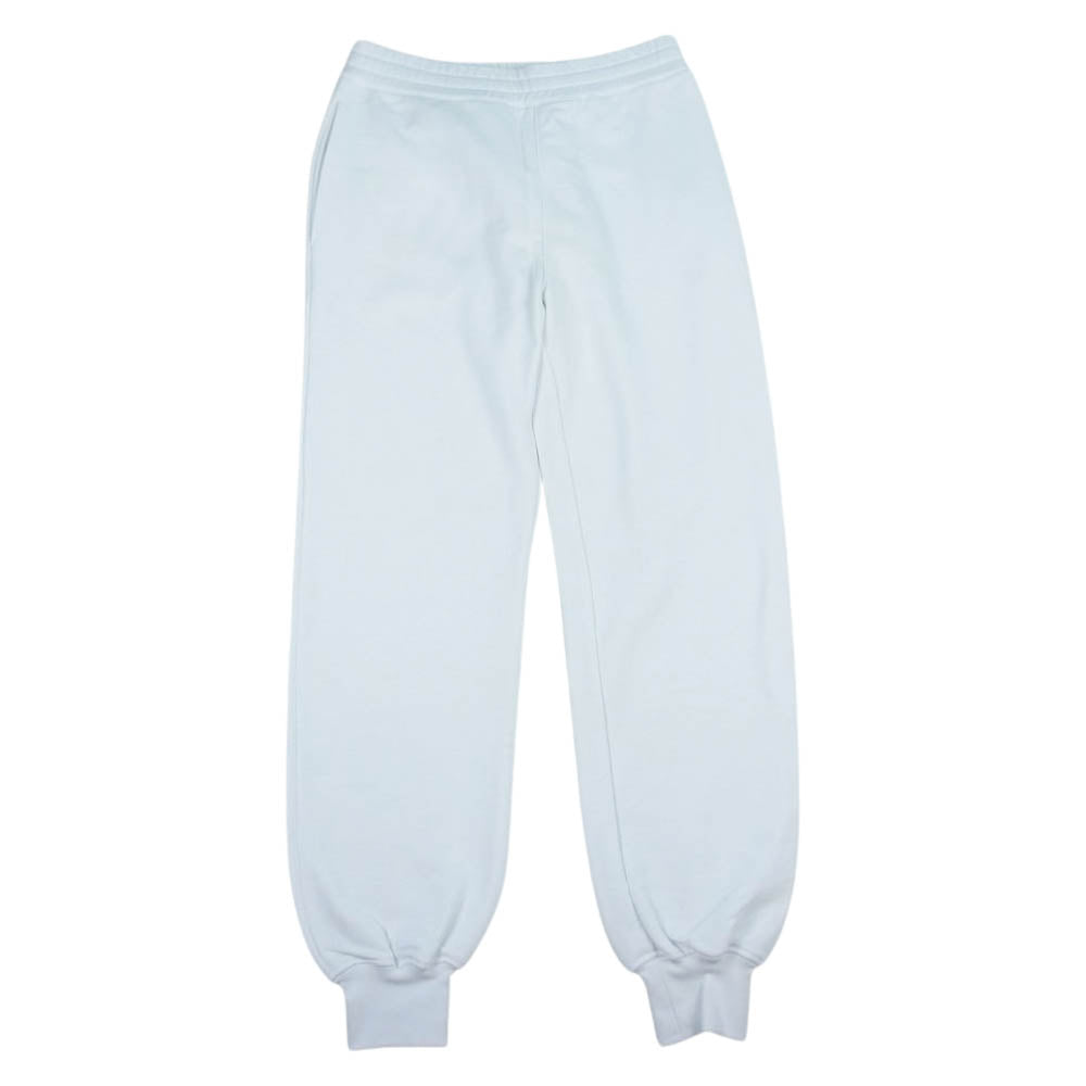 Alexander McQueen アレキサンダーマックイーン ロゴ プリント スウェット パンツ ホワイト ホワイト系 38【極上美品】【中古】