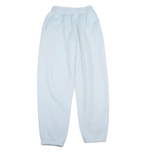 Alexander Wang アレキサンダーワン ロゴ プリント スウェット パンツ ホワイト ホワイト系 S【美品】【中古】