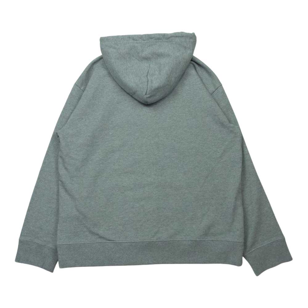 MAISON MARGIELA メゾンマルジェラ 22SS S52GU0161 MM6 エムエムシックス SWEAT HOODIE ロゴ プリント パーカー グレー系 XS【中古】
