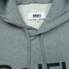 MAISON MARGIELA メゾンマルジェラ 22SS S52GU0161 MM6 エムエムシックス SWEAT HOODIE ロゴ プリント パーカー グレー系 XS【中古】