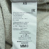 MAISON MARGIELA メゾンマルジェラ 22SS S52GU0161 MM6 エムエムシックス SWEAT HOODIE ロゴ プリント パーカー グレー系 XS【中古】