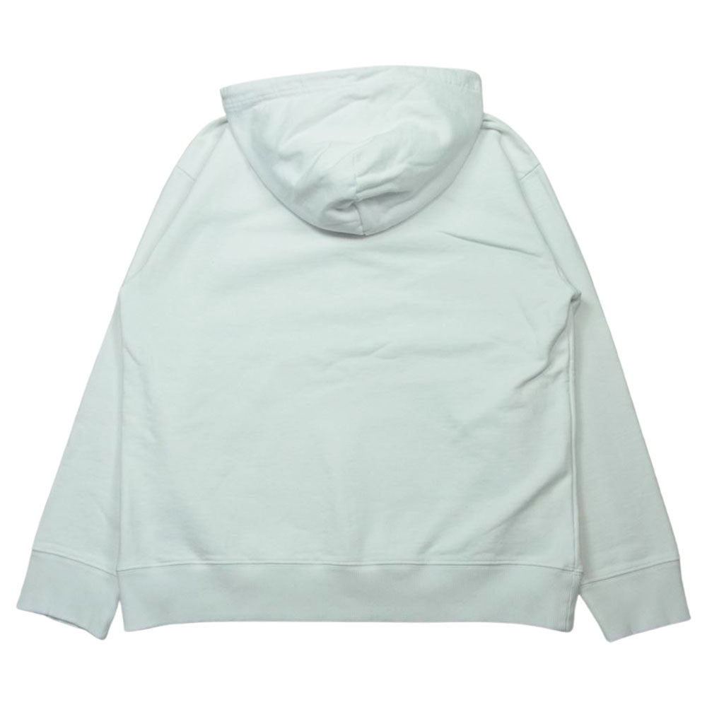 MAISON MARGIELA メゾンマルジェラ 22SS S52GU0161 MM6 エムエムシックス SWEAT HOODIE ロゴ プリント パーカー ホワイト系 XS【美品】【中古】