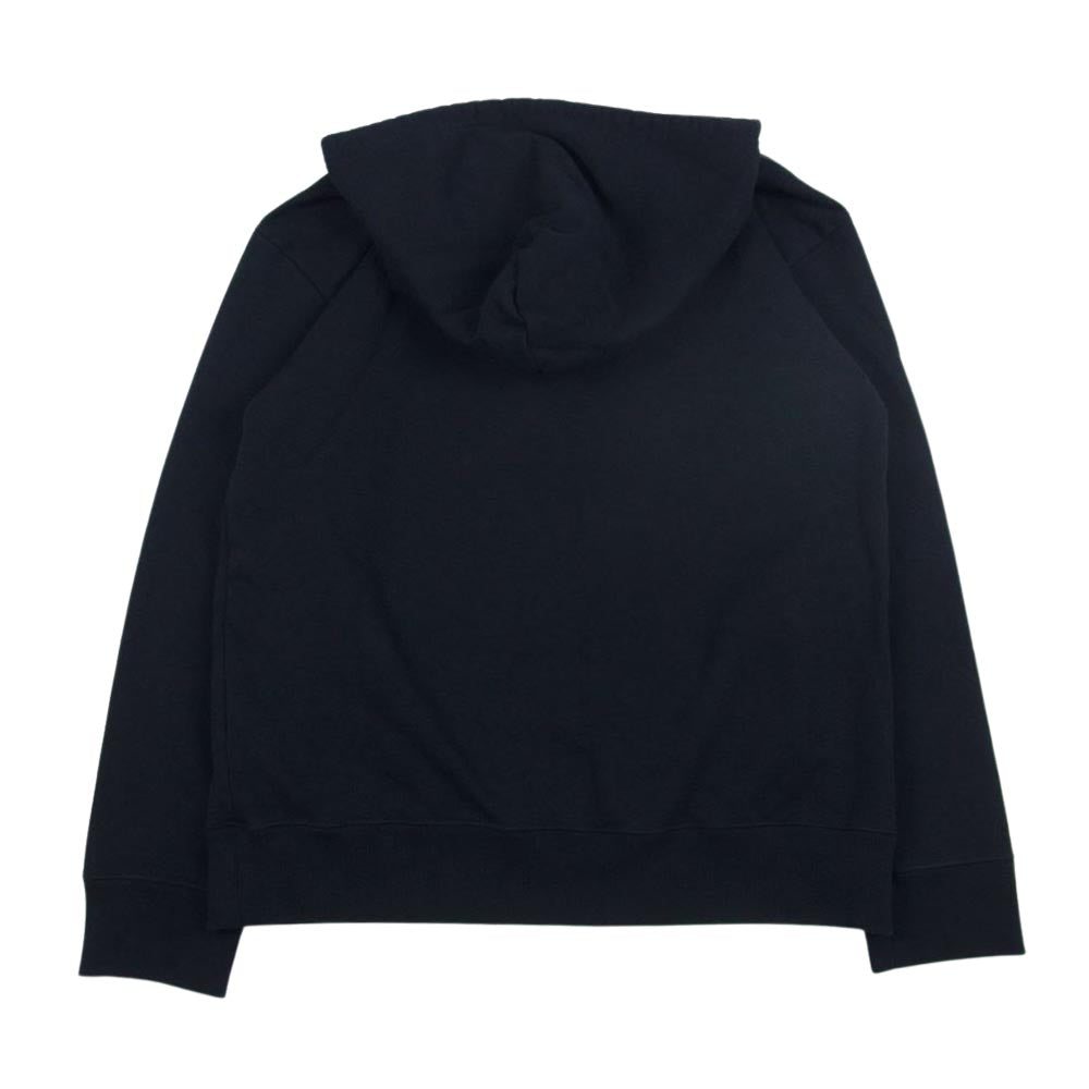 MAISON MARGIELA メゾンマルジェラ 22SS S52GU0161 MM6 エムエムシックス SWEAT HOODIE ロゴ プリント パーカー ブラック ブラック系 XS【美品】【中古】