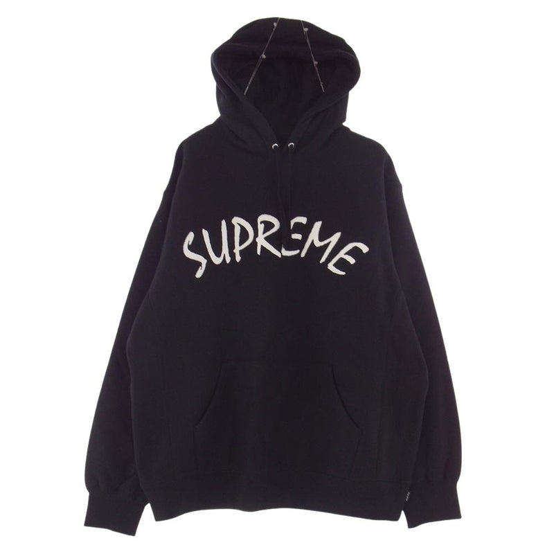 Supreme シュプリーム 21SS FTP Arc Hooded Sweatshirt ロゴ スウェット パーカー ブラック系 M【中古】
