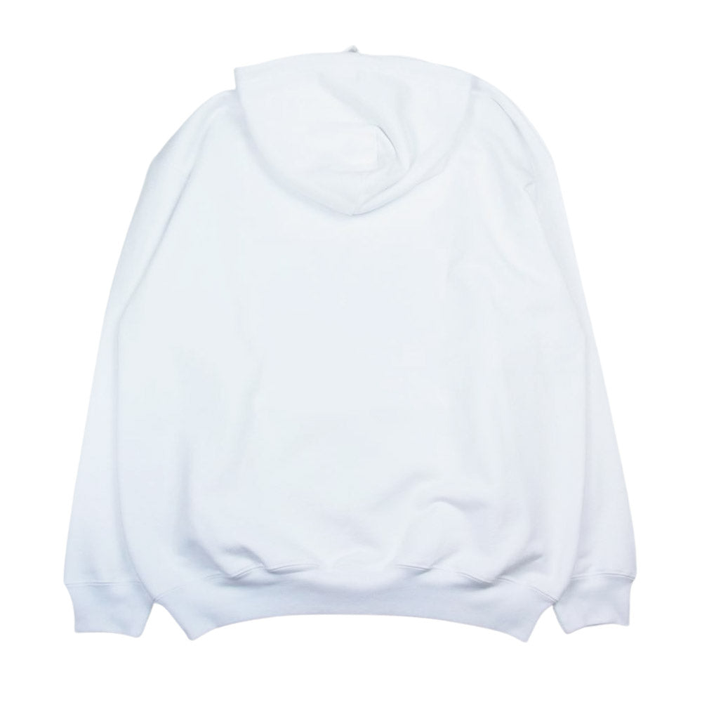 BALENCIAGA バレンシアガ 20AW 578135 TIV55 ロゴ オーバーサイズ スウェット パーカー ホワイト ホワイト系 S【美品】【中古】