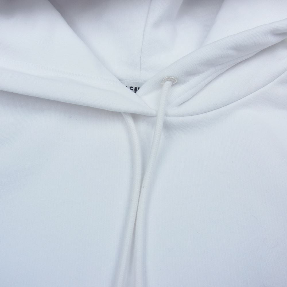 BALENCIAGA バレンシアガ 20AW 578135 TIV55 ロゴ オーバーサイズ スウェット パーカー ホワイト ホワイト系 S【美品】【中古】