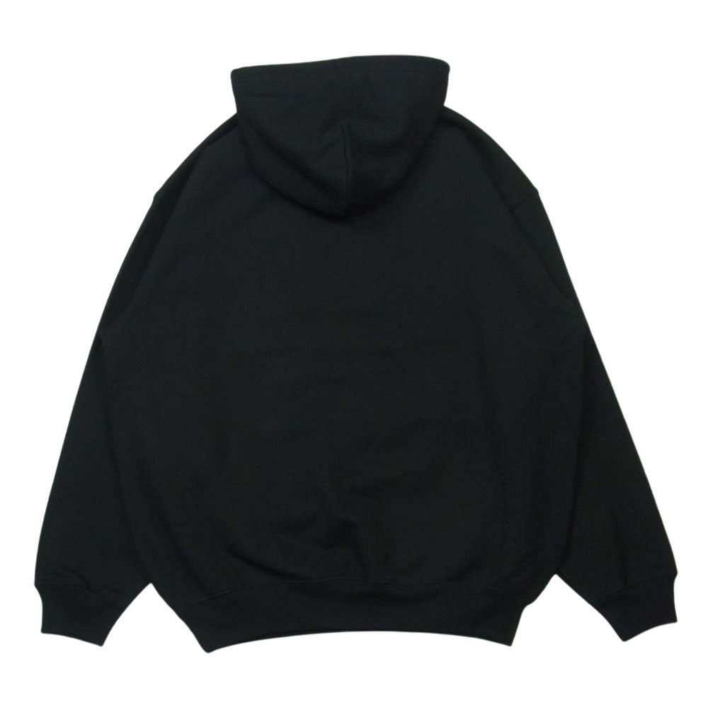 BALENCIAGA バレンシアガ 20AW 570811 TIV55 ロゴ オーバーサイズ スウェット パーカー ブラック系 XS【極上美品】【中古】