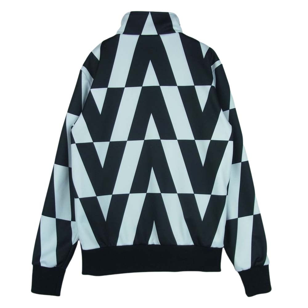 VALENTINO ヴァレンティノ 22AW WV0MF19Q7WU Optical Print Track Jacket トラック ジャケット ブラック系 ホワイト系 XS【美品】【中古】