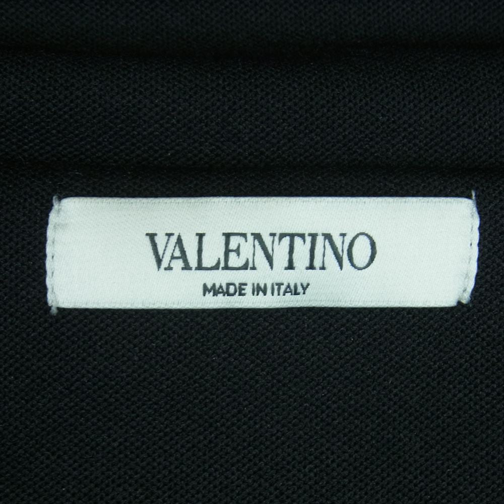 VALENTINO ヴァレンティノ 22AW WV0MF19Q7WU Optical Print Track Jacket トラック ジャケット ブラック系 ホワイト系 XS【美品】【中古】