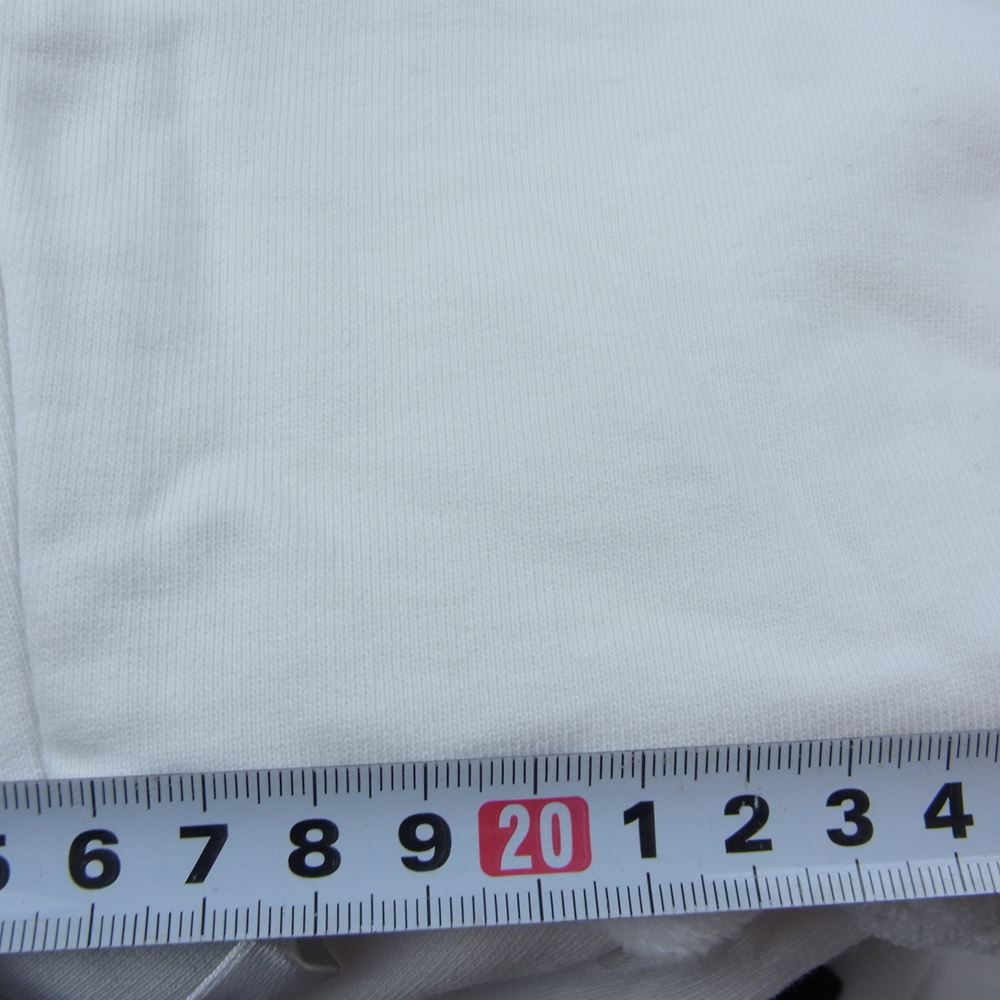 BALENCIAGA バレンシアガ 22AW 875003 TLVL8  PARIS パリ ロゴ刺繍  パーカー ホワイト系 L【中古】