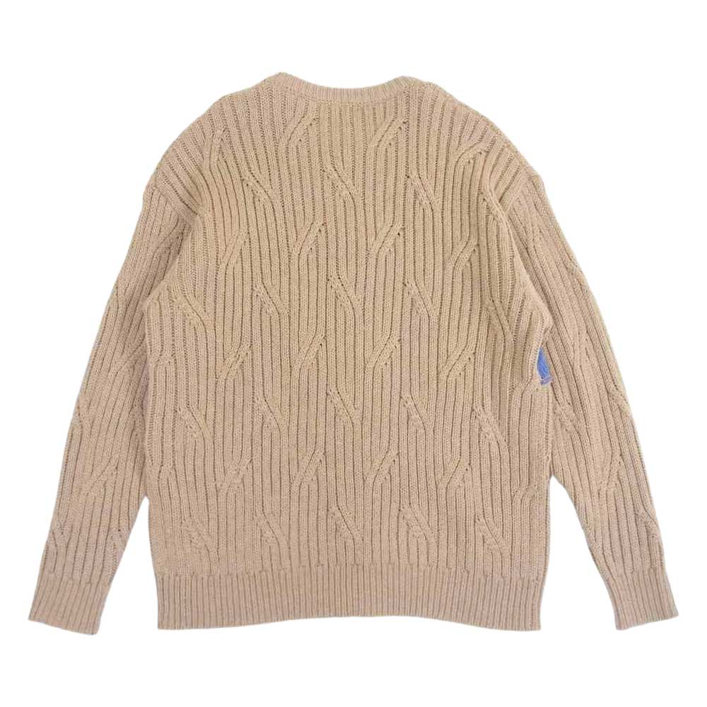 MILKBOY ミルクボーイ STOP メッセージ ニット ベージュ系 表記なし【中古】