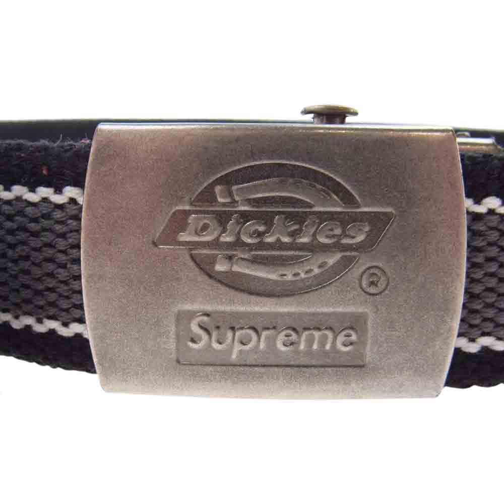 Supreme シュプリーム 22SS Dickies ディッキーズ Stripe Webbing Belt ベルト  ブラック系【美品】【中古】