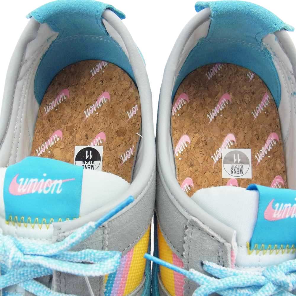 NIKE ナイキ dr1413-002 CORTEZ SP UNION lt smoke grey blue fury コルテッツ ユニオン スニーカー ライトブルー系 グレー系 29cm【新古品】【未使用】【中古】