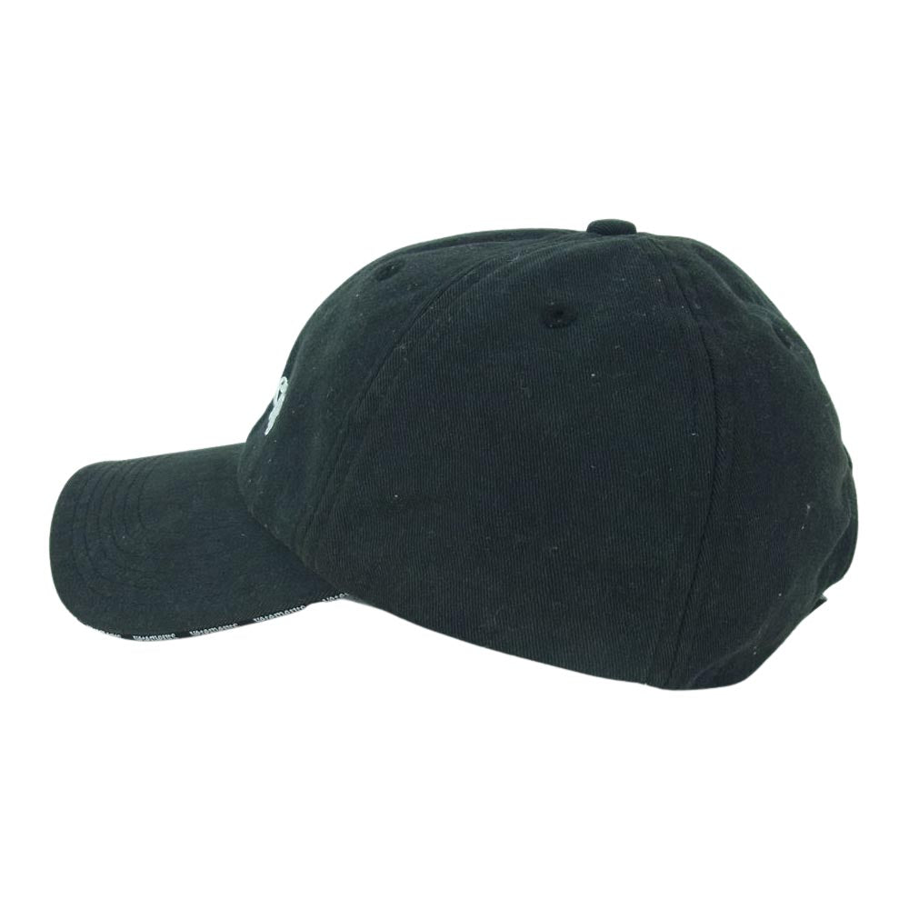 VETEMENTS ヴェトモン Reebok リーボック BB キャップ 帽子 コットン 中国製 ブラック系【中古】