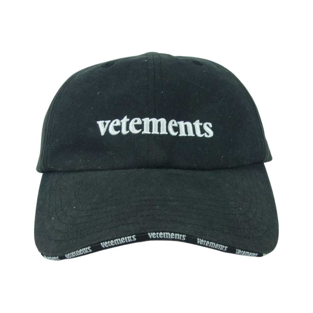 VETEMENTS ヴェトモン Reebok リーボック BB キャップ 帽子 コットン