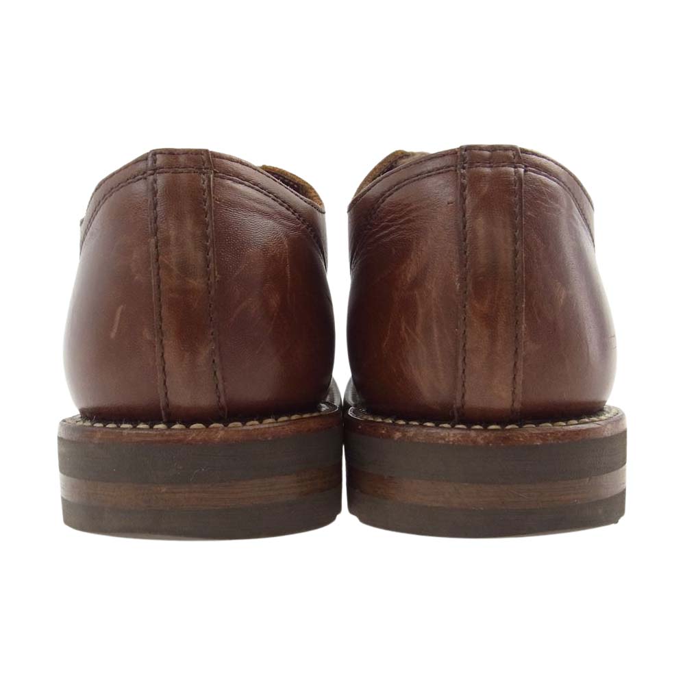 CUSHMAN クッシュマン 40’S Uチップモカシン シューズ ブラウン系 25.5cm/UK7.5【中古】