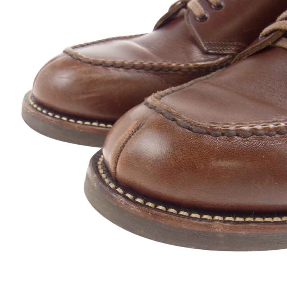 CUSHMAN クッシュマン 40’S Uチップモカシン シューズ ブラウン系 25.5cm/UK7.5【中古】