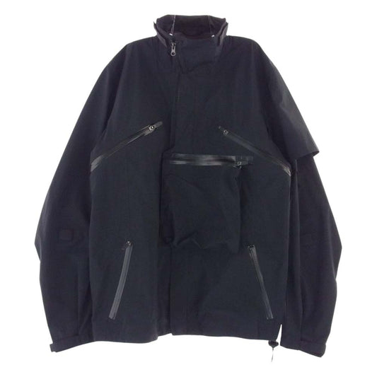 アクロニウム 21SS J1A-GTPL  2L GORE-TEX PACLITE PLUS INTEROPS JACKET ゴアテックス ジャケット ブラック系 S【中古】