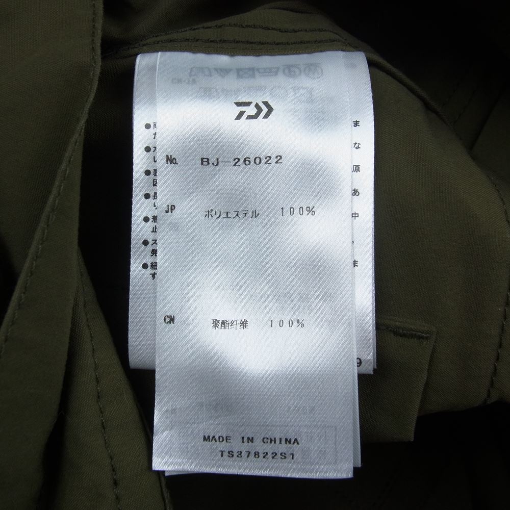 ダイワ ピア BJ-26022 Tech Canadian Fatigue Jacket テック カナディアン ファティーグ ジャケット カーキ系 S【美品】【中古】