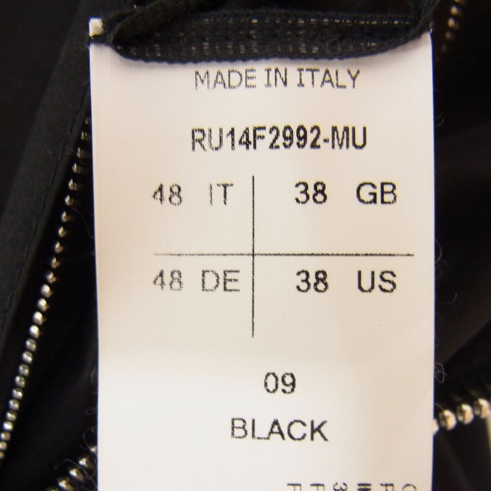Rick Owens リックオウエンス FW14 MOODY TUBEWAY DUVET COAT ダウン コート  ブラック系 38【美品】【中古】