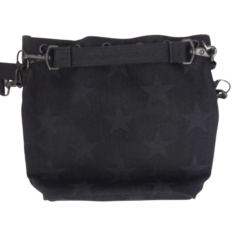 PORTER ポーター STATES DRAWSTRING BAG ショルダー バック ブラック系【中古】
