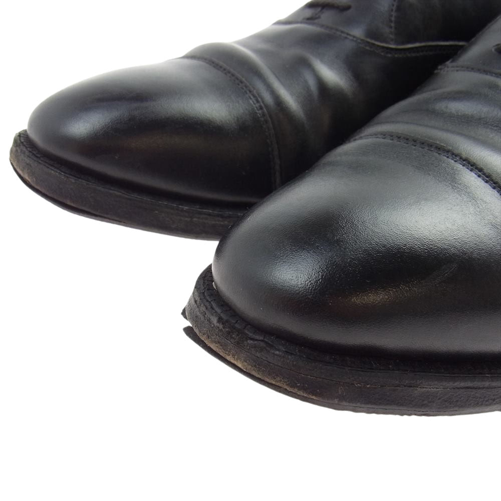 CROCKETT&JONES クロケットアンドジョーンズ 20094 STUDLAND 3 スタッドランド ストレートチップ レザー ビジネス シューズ ブラック系 6【中古】