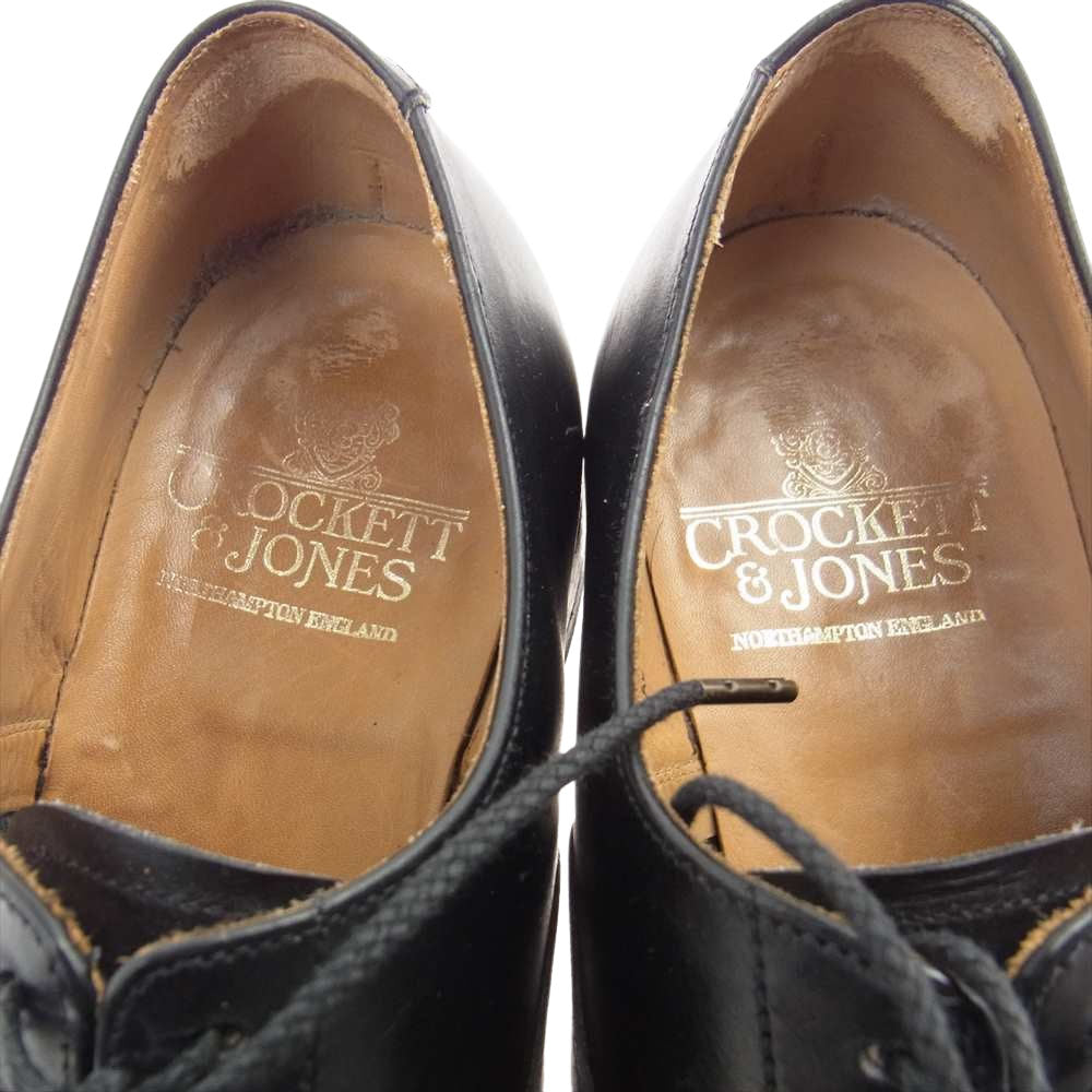 CROCKETT&JONES クロケットアンドジョーンズ 20094 STUDLAND 3 スタッドランド ストレートチップ レザー ビジネス シューズ ブラック系 6【中古】