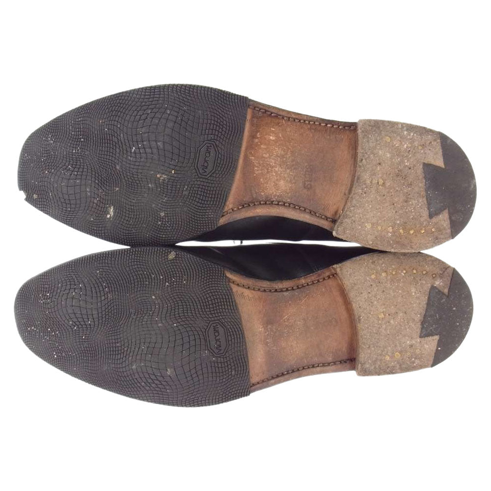 CROCKETT&JONES クロケットアンドジョーンズ 20094 STUDLAND 3 スタッドランド ストレートチップ レザー ビジネス シューズ ブラック系 6【中古】