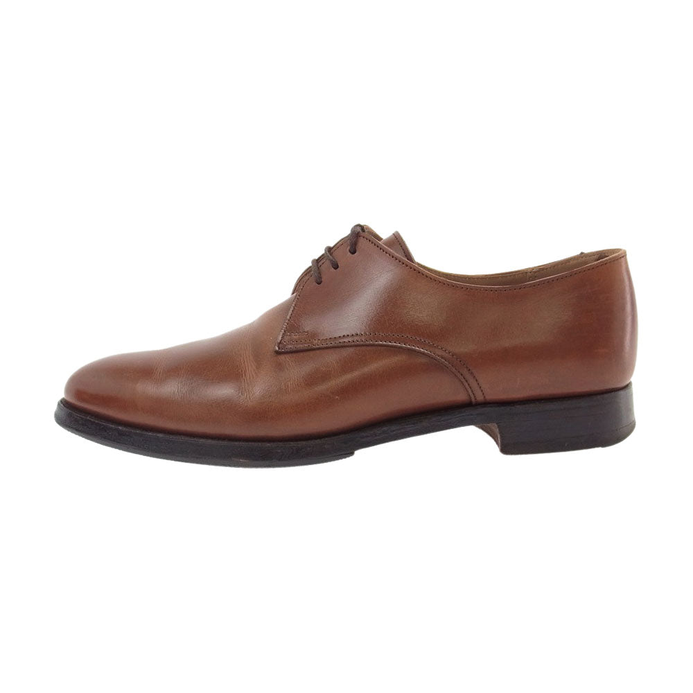 CROCKETT&JONES クロケットアンドジョーンズ 20161 SUBS品 Wimborne 2 ウィンボーン プレーントゥ レザー ビジネスシューズ ブラウン系 6.5【中古】