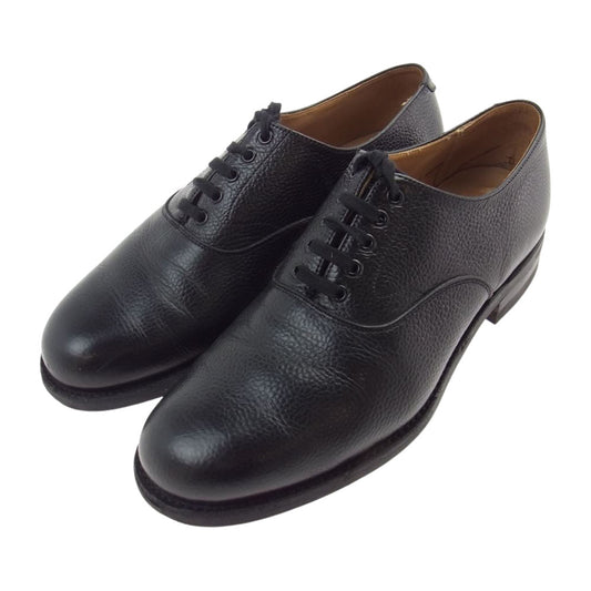 CROCKETT&JONES クロケットアンドジョーンズ 6466 OXFORD オックスフォード プレーントゥ ダイナイトソール レザー ビジネスシューズ  ブラック系 6【中古】