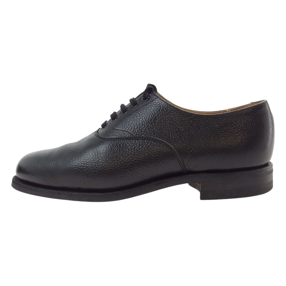 CROCKETT&JONES クロケットアンドジョーンズ 6466 OXFORD オックスフォード プレーントゥ ダイナイトソール レザー ビジネスシューズ  ブラック系 6【中古】