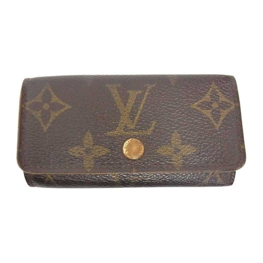 LOUIS VUITTON ルイ・ヴィトン M62631 モノグラム ミュルティクレ キーケース ブラウン系【中古】