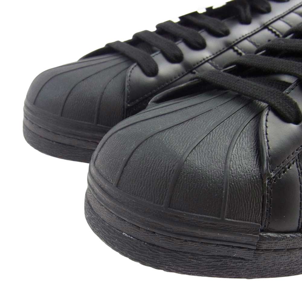 PRADA プラダ FW6679 × adidas originals Superstar アディダス スーパースター スニーカー ブラック系 30.5cm【新古品】【未使用】【中古】