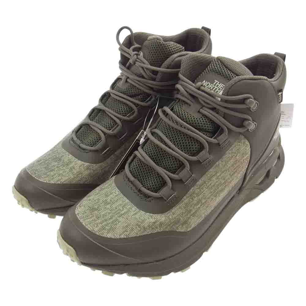 THE NORTH FACE ノースフェイス NF51930 Shaved Hiker Mid シェイブドゥハイカーミッド GORE-TEX ゴアテックス トレッキング シューズ ワイマラナ―ブラウン×ブリンドルブラウン US8.5(26.5cm)【新古品】【未使用】【中古】