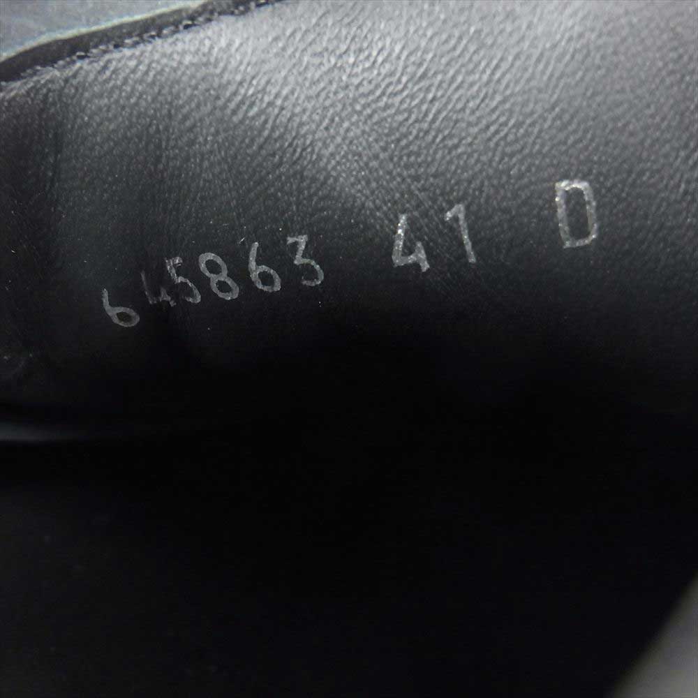 Alexander McQueen アレキサンダーマックイーン 645863 WHZ4L 1070 LARRY スニーカー ブラック系 41【極上美品】【中古】