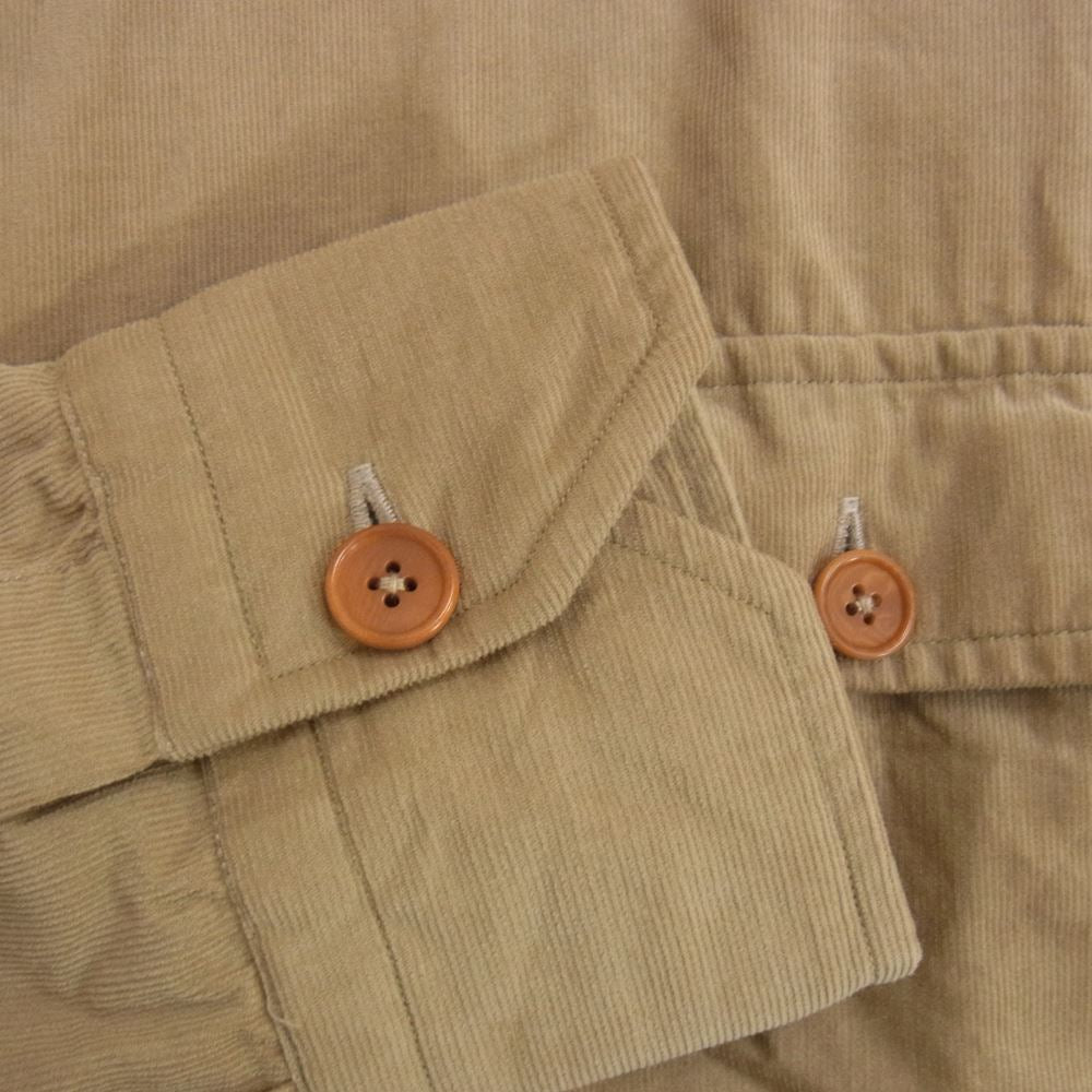 サルヴァトーレピッコロ イタリア製 コーデュロイ シャツ ベージュ系 M【中古】