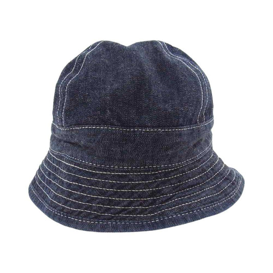 BONCOURA ボンクラ US NAVY HAT デニム ハット インディゴブルー系 L【中古】