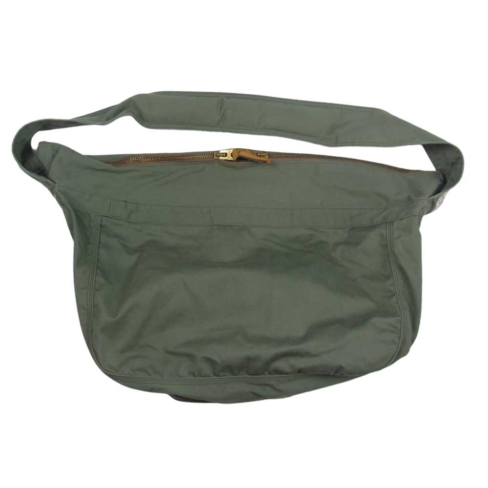 BONCOURA ボンクラ ニュースペーパー バッグ　ショルダー バッグ カーキ系【中古】