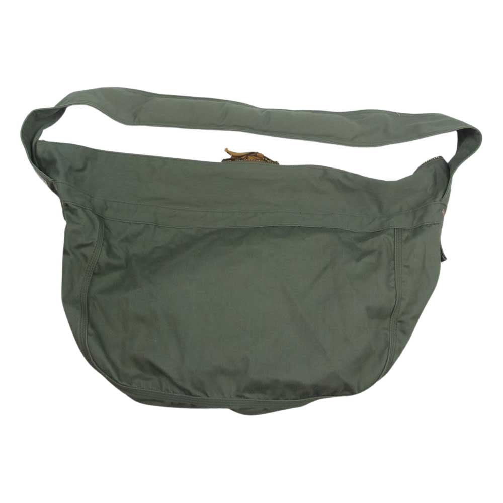 BONCOURA ボンクラ ニュースペーパー バッグ　ショルダー バッグ カーキ系【中古】