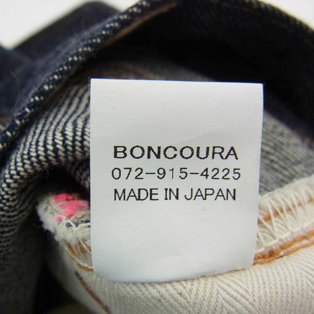 BONCOURA ボンクラ cinch back シンチバック デニム ショーツ ダークネイビー系 32【新古品】【未使用】【中古】