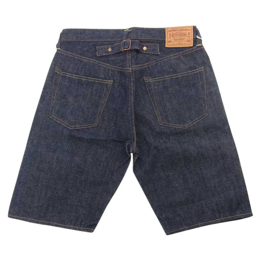BONCOURA ボンクラ cinch back シンチバック デニム ショーツ ダークネイビー系 32【新古品】【未使用】【中古】