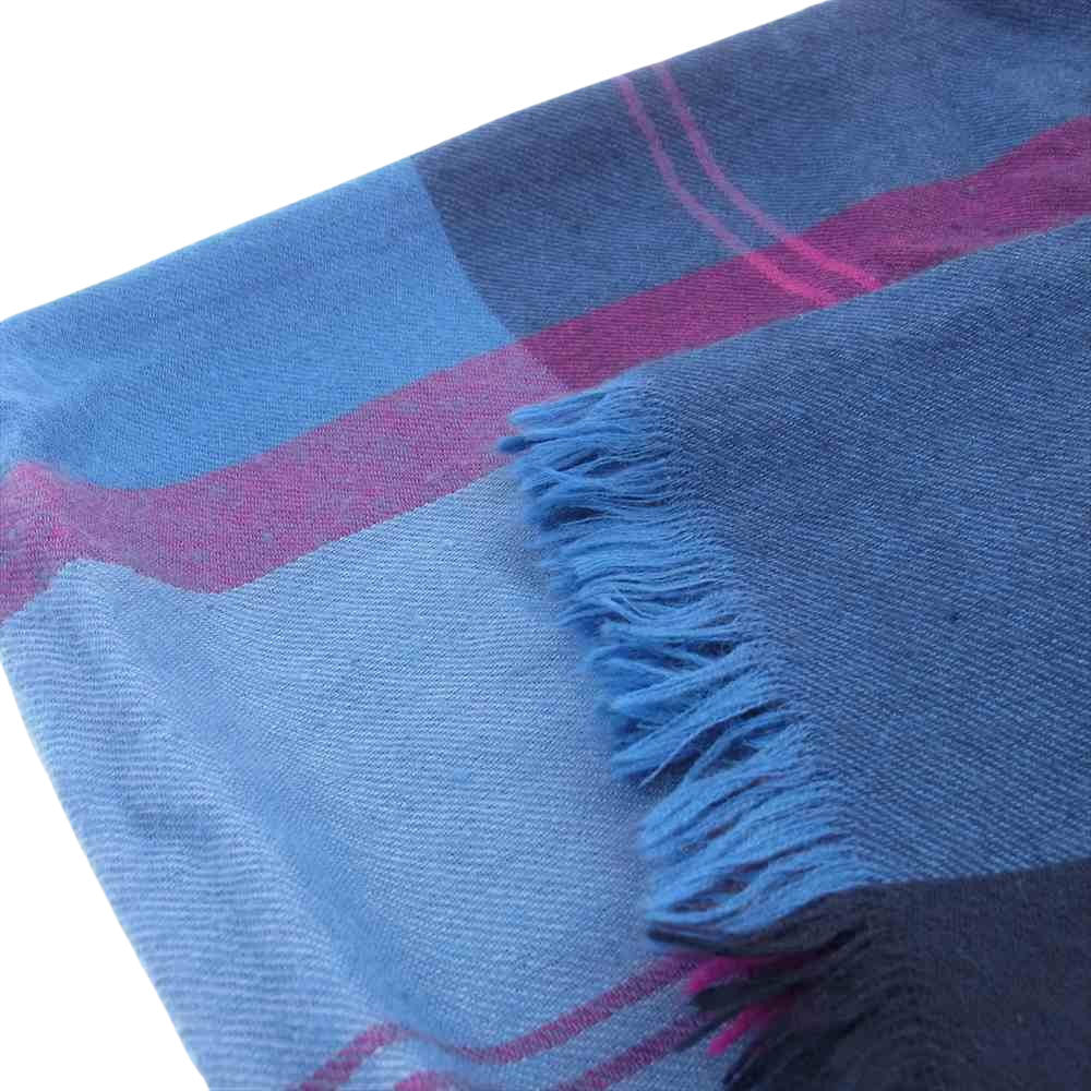 BONCOURA ボンクラ カシミヤ ストール マフラー マルチカラー系【中古】